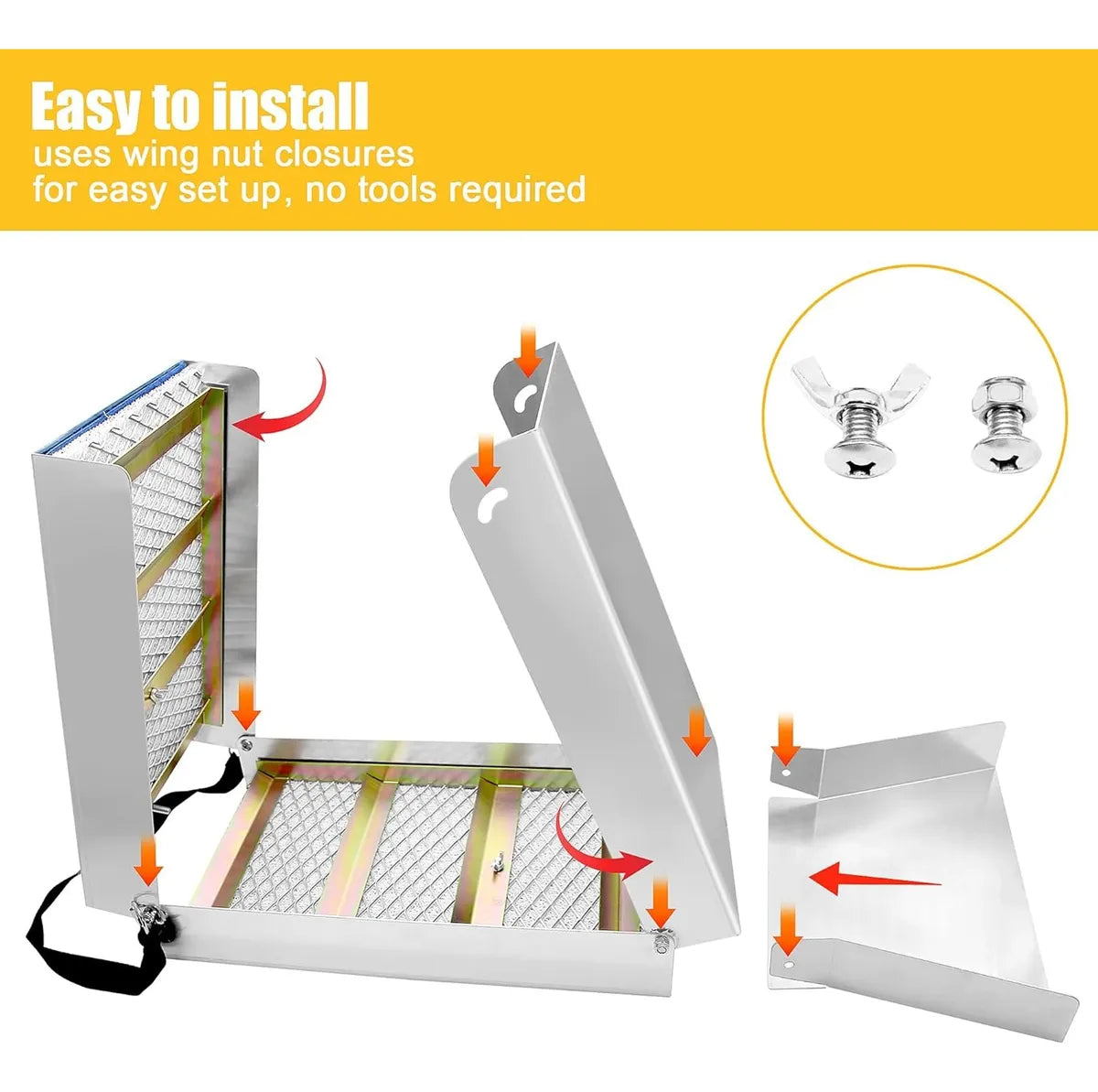 Caja De Esclusa De Oro Mineria Plegable