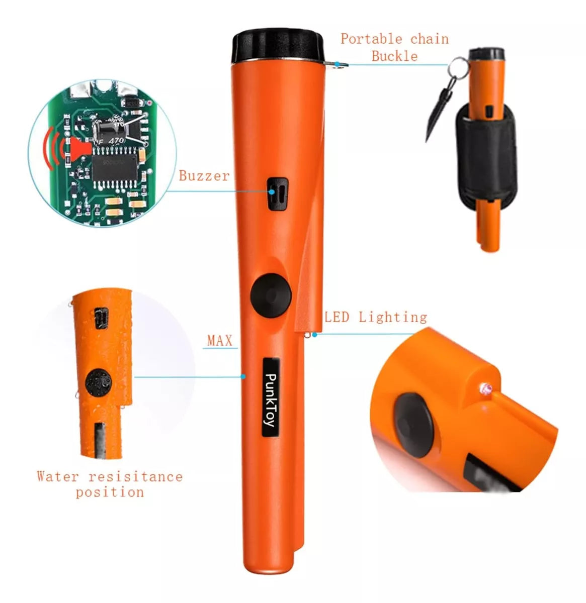 Detector De Metales De Mano Pinpoint