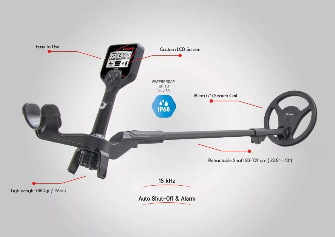 Nokta 1st Swing - Detector De Metales Impermeable